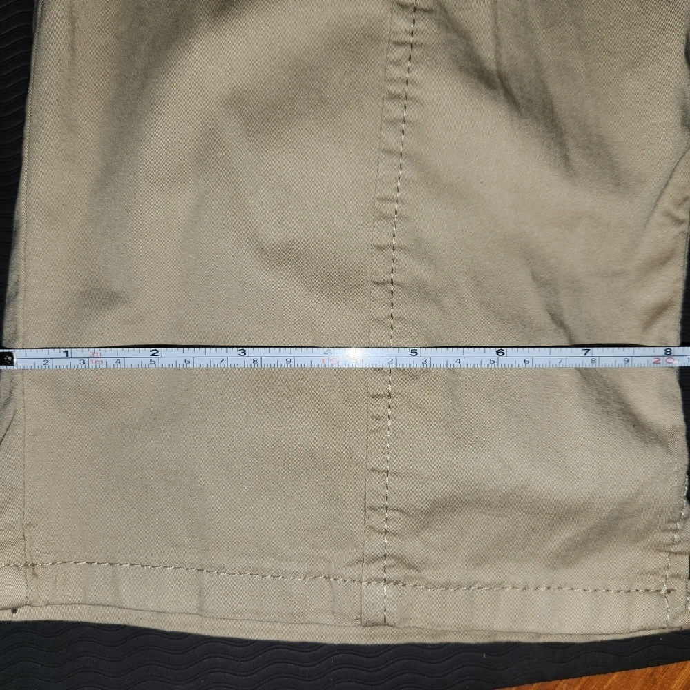 Lee Relaxed Fit Mid Rise Khaki Pants